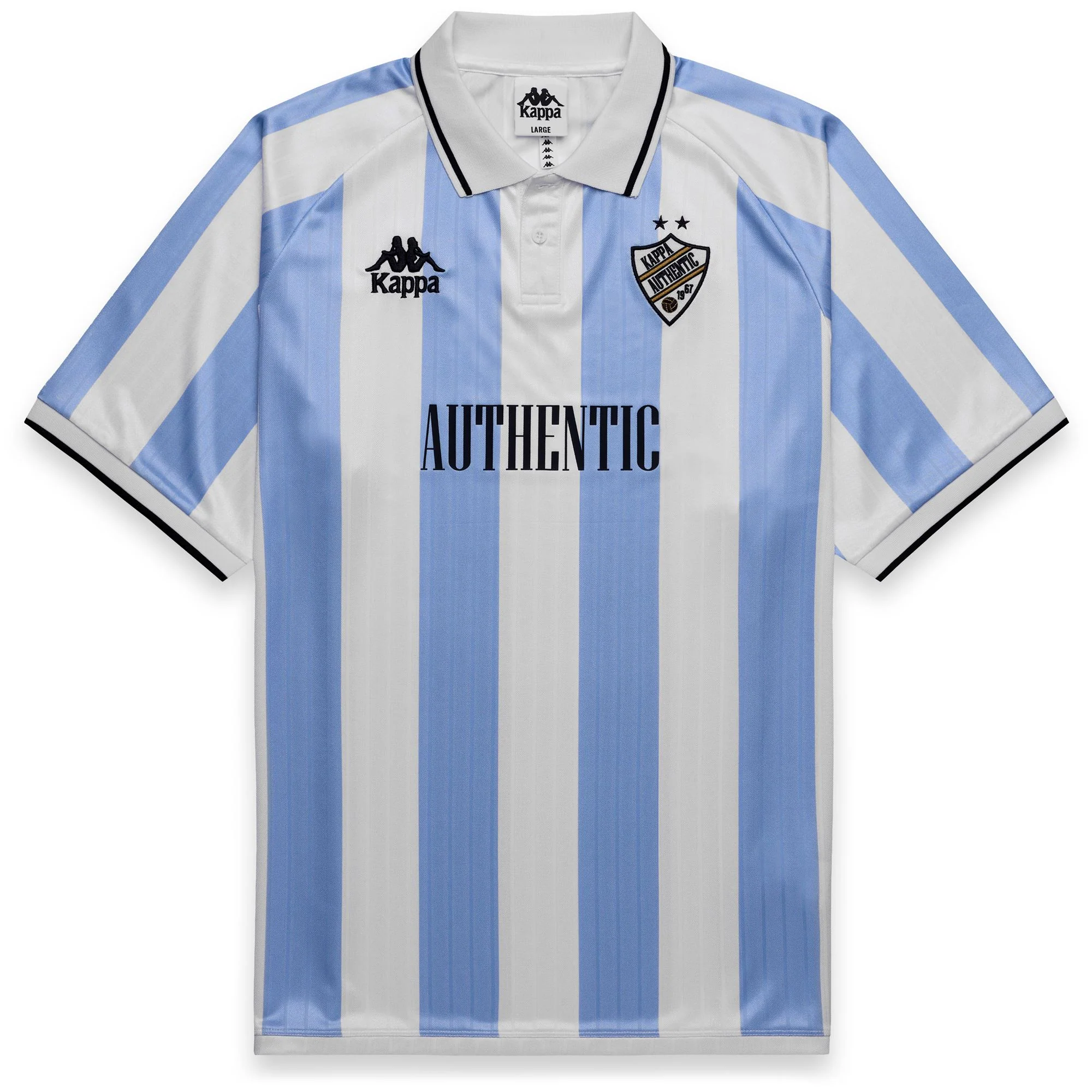 AUTHENTIC    SHAILEN - Active Jerseys - Polo Shirt - Man - White-Azure Airy-Black