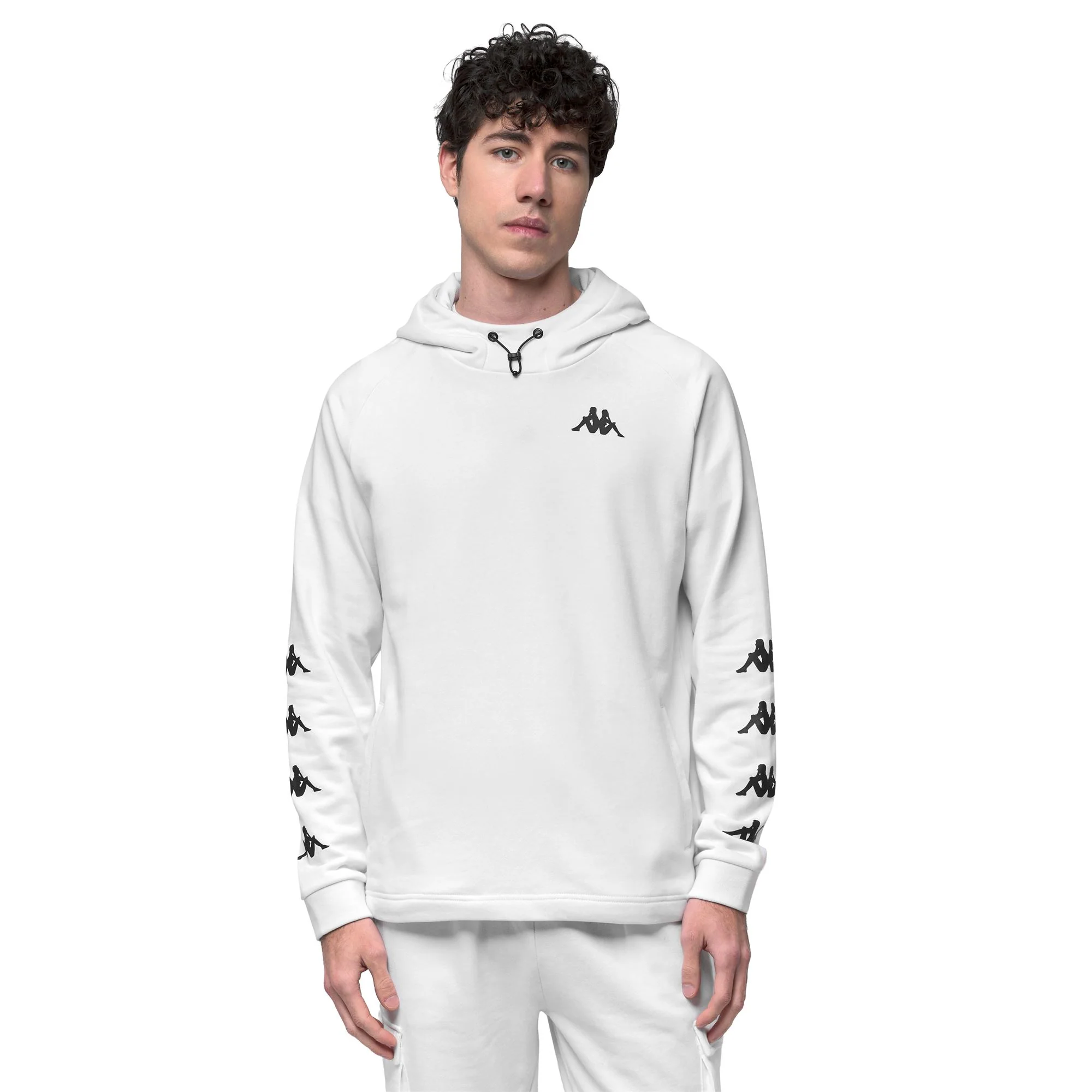 IGIKOMO - Fleece - Hoodie - Man - White
