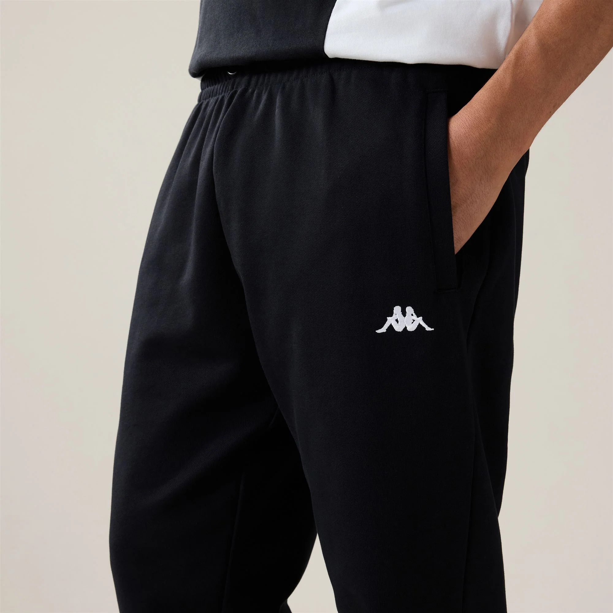 AUTHENTIC   NOGAN - Pants - Sport Trousers - Man - Black-White