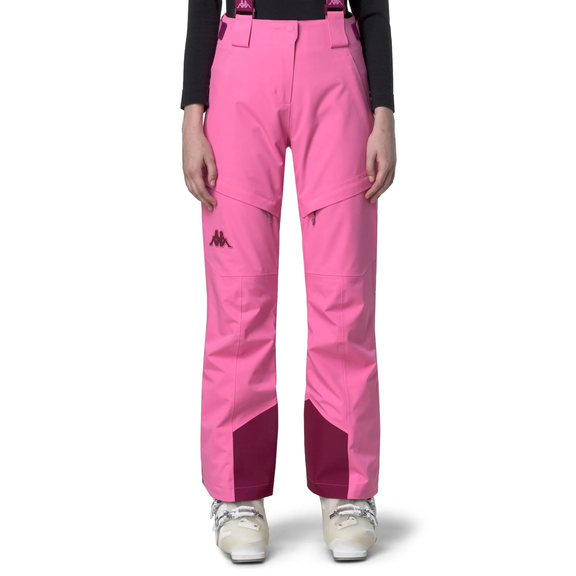 665C - Pants - Sport Trousers - Woman - Fuchsia Lt-Red Plum