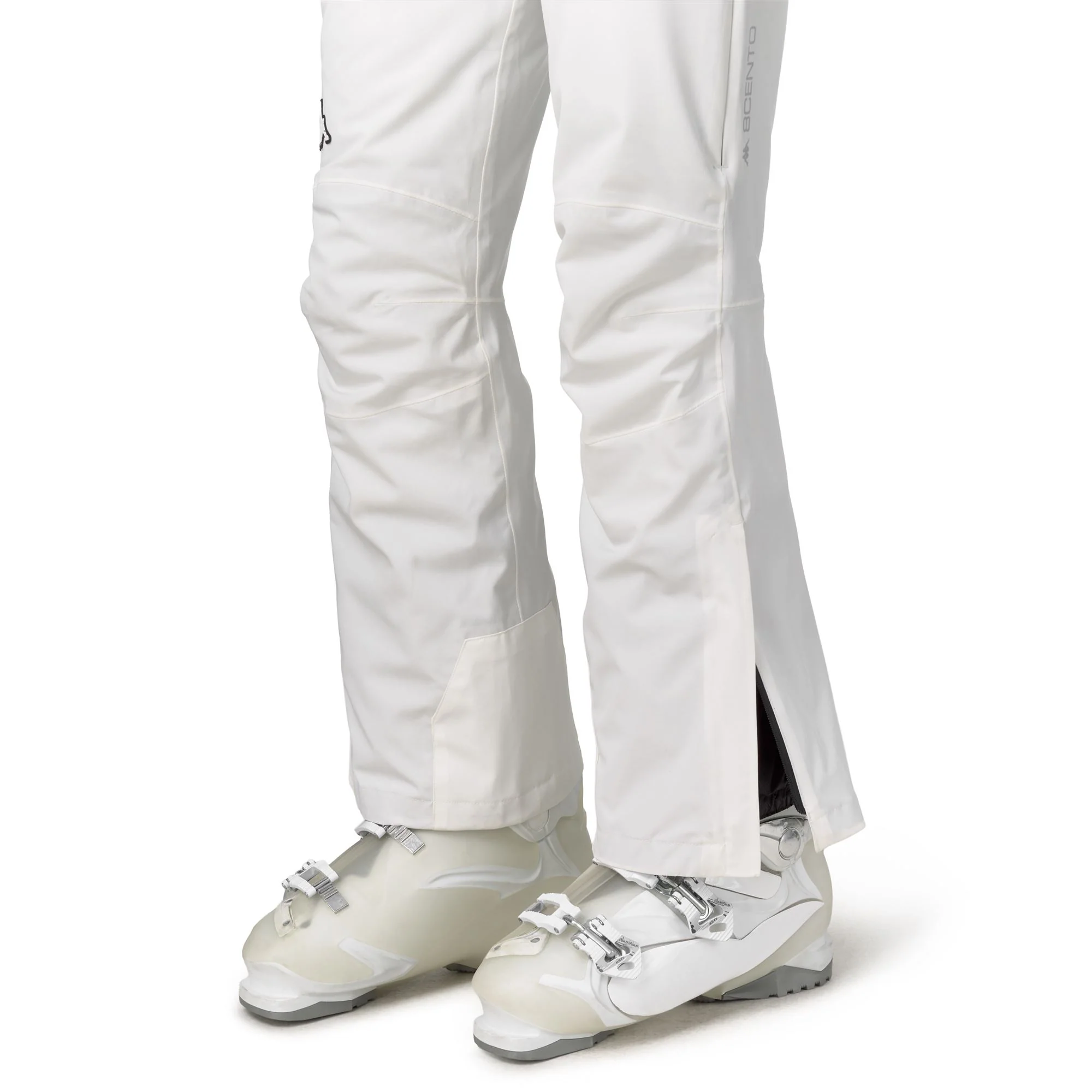 834 - Pants - Sport Trousers - Woman - White Coconut-Black - Image 7