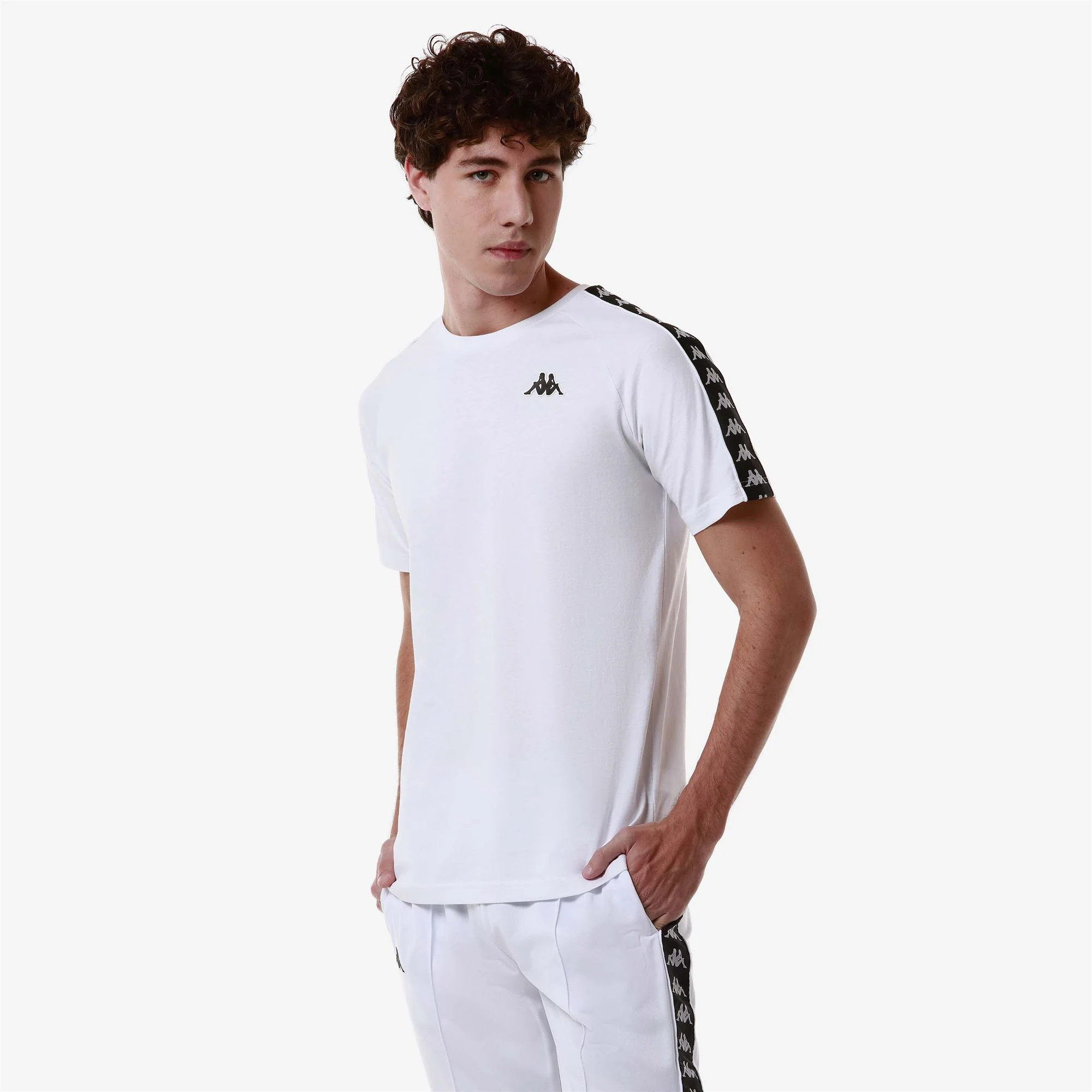 222 BANDA COEN SLIM - T-ShirtsTop - T-Shirt - Man - WHITE-BLACK - Image 5
